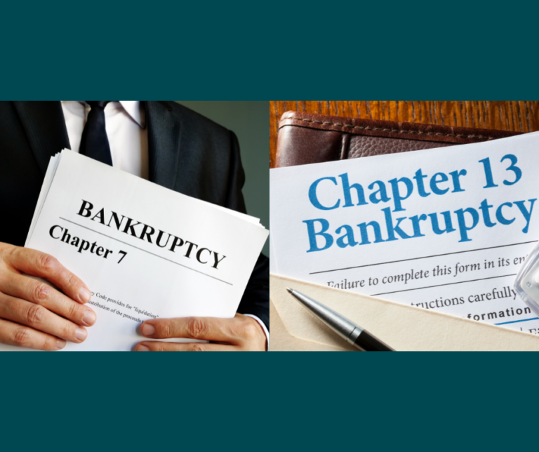 WHAT IS THE DIFFERENCE BETWEEN A CHAPTER 7 AND CHAPTER 13 BANKRUPTCY?